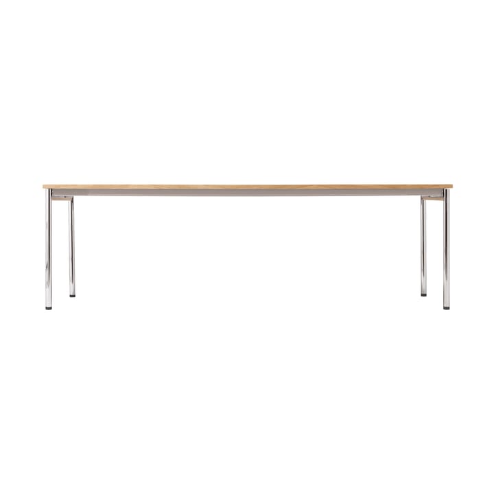 Co Table Konferenztisch 240x100cm - Chrome, laminate creme - Audo Copenhagen