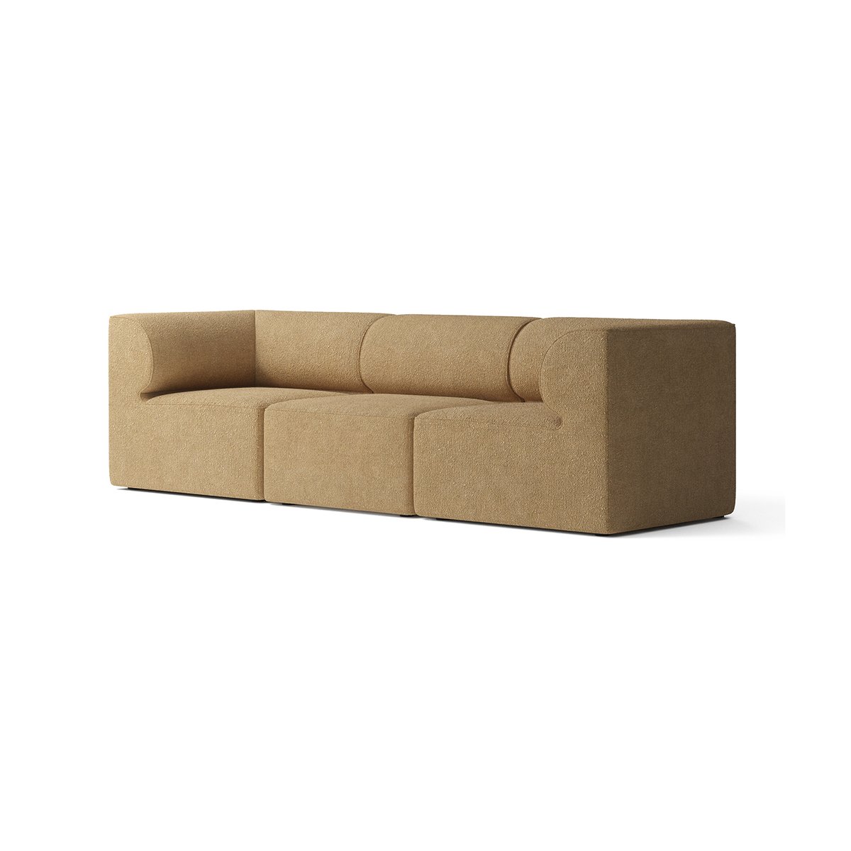 Audo Copenhagen Eave 86 Modulsofa configuration 2 Audo bouclé 06 (gold)