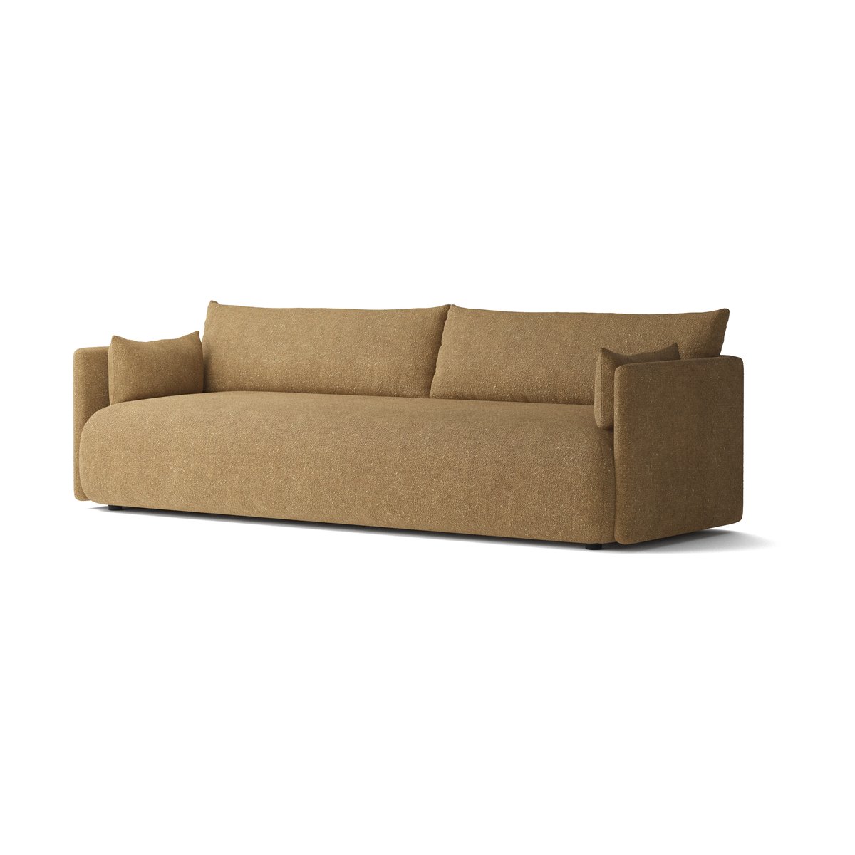 Audo Copenhagen Offset Sofa 3-Sitzer Audo Bouclé 06 Gold