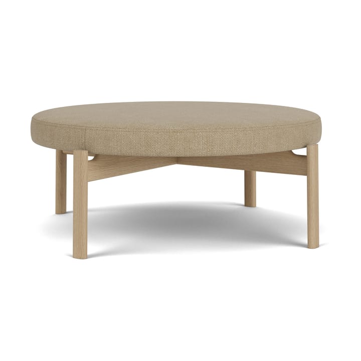 Passage Pouf Ø98,5 cm, Natural oak-Audo Bouclé 02 Audo Copenhagen