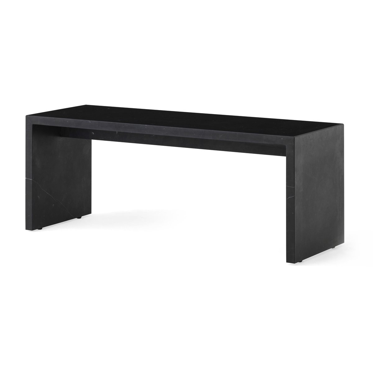 Audo Copenhagen Plinth Bridge Beistelltisch Nero Marquina