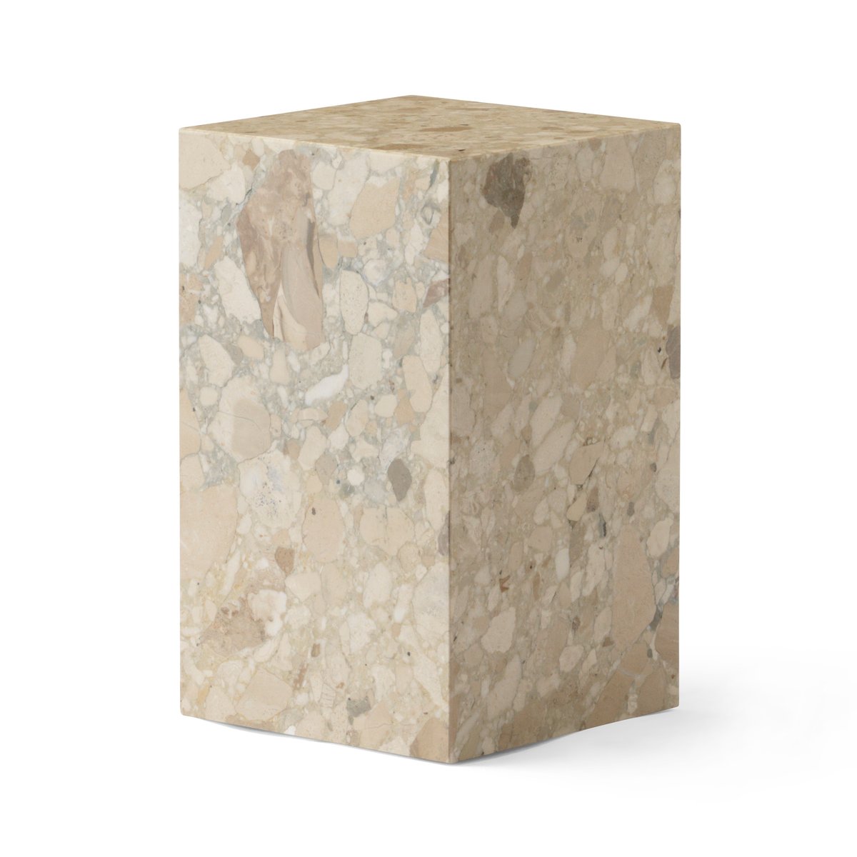 Audo Copenhagen Plinth tall Beistelltisch 30x30x51 cm Kunis Breccia