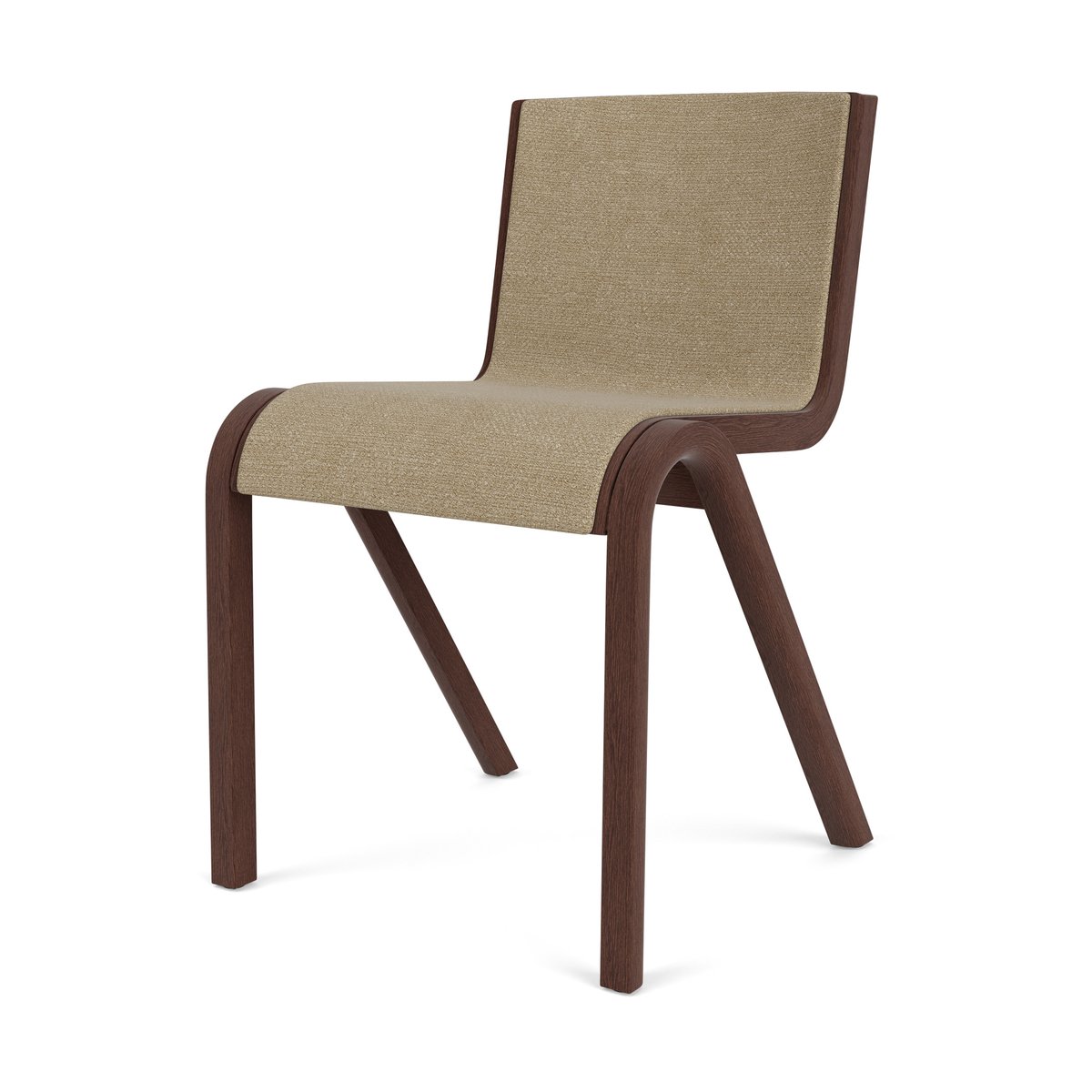 Audo Copenhagen Ready Stuhl mit Stoffbezug Red oak-Audo Bouclé 02