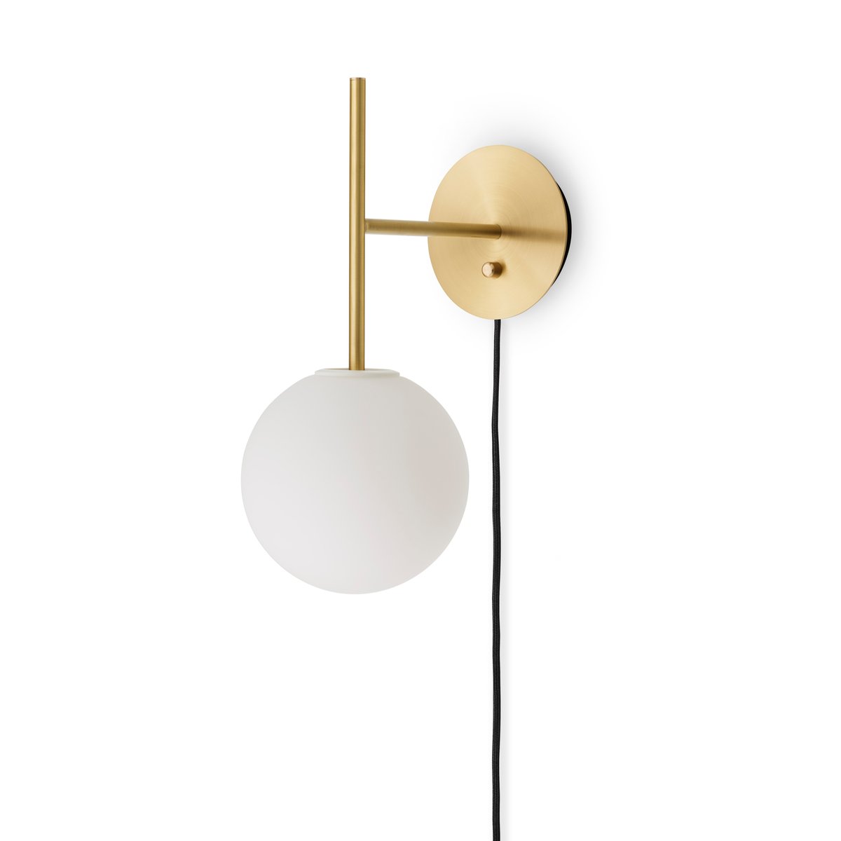 Audo Copenhagen TR Bulb Suspended Wandleuchte Brushed brass