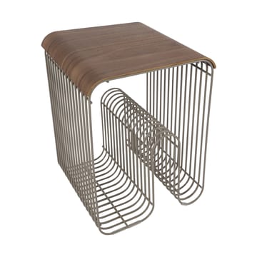 Curva Tablett/Oberseite für Curva Hocker 33 cm - Walnuss - AYTM