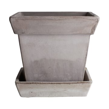 Gaia raw Blumentopf - Grey, 21x21 cm - Bergs Potter