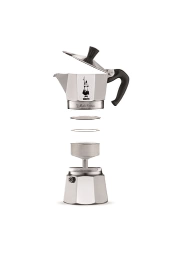 Moka Kaffeemaschine 3 Tassen - Silber - Bialetti