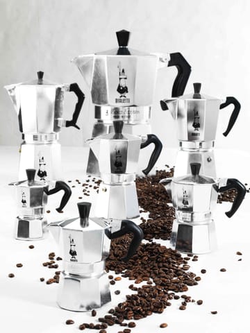 Moka Kaffeemaschine 6 Tassen - Silber - Bialetti