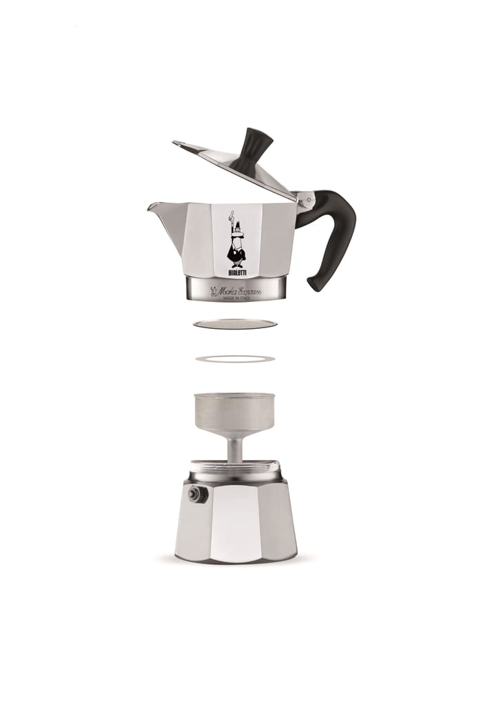 Moka Kaffeemaschine 9 Tassen - Silber - Bialetti