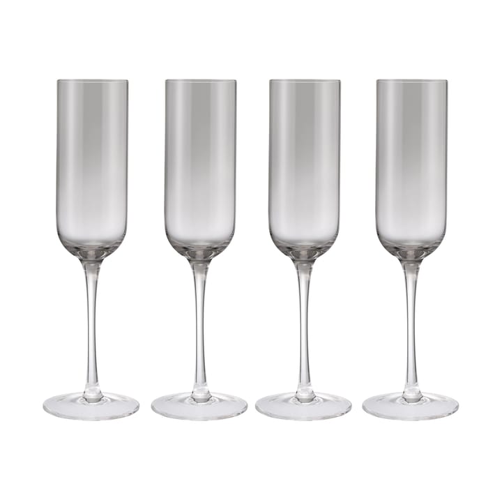 Fuumi Champagnerglas 22 cl 4er-Pack - Smoke-klar - blomus