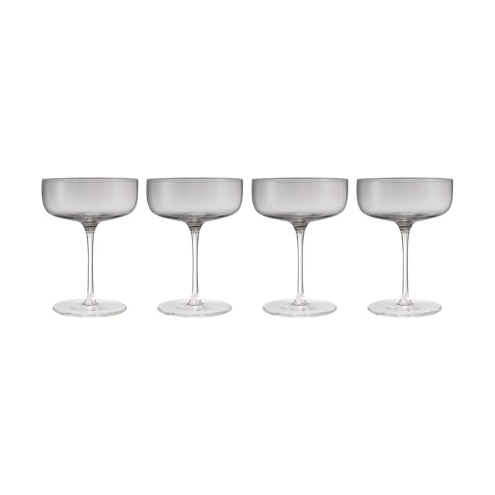 Fuumi Champagnerglas Coupe 28 cl 4er-Pack - Smoke-klar - blomus