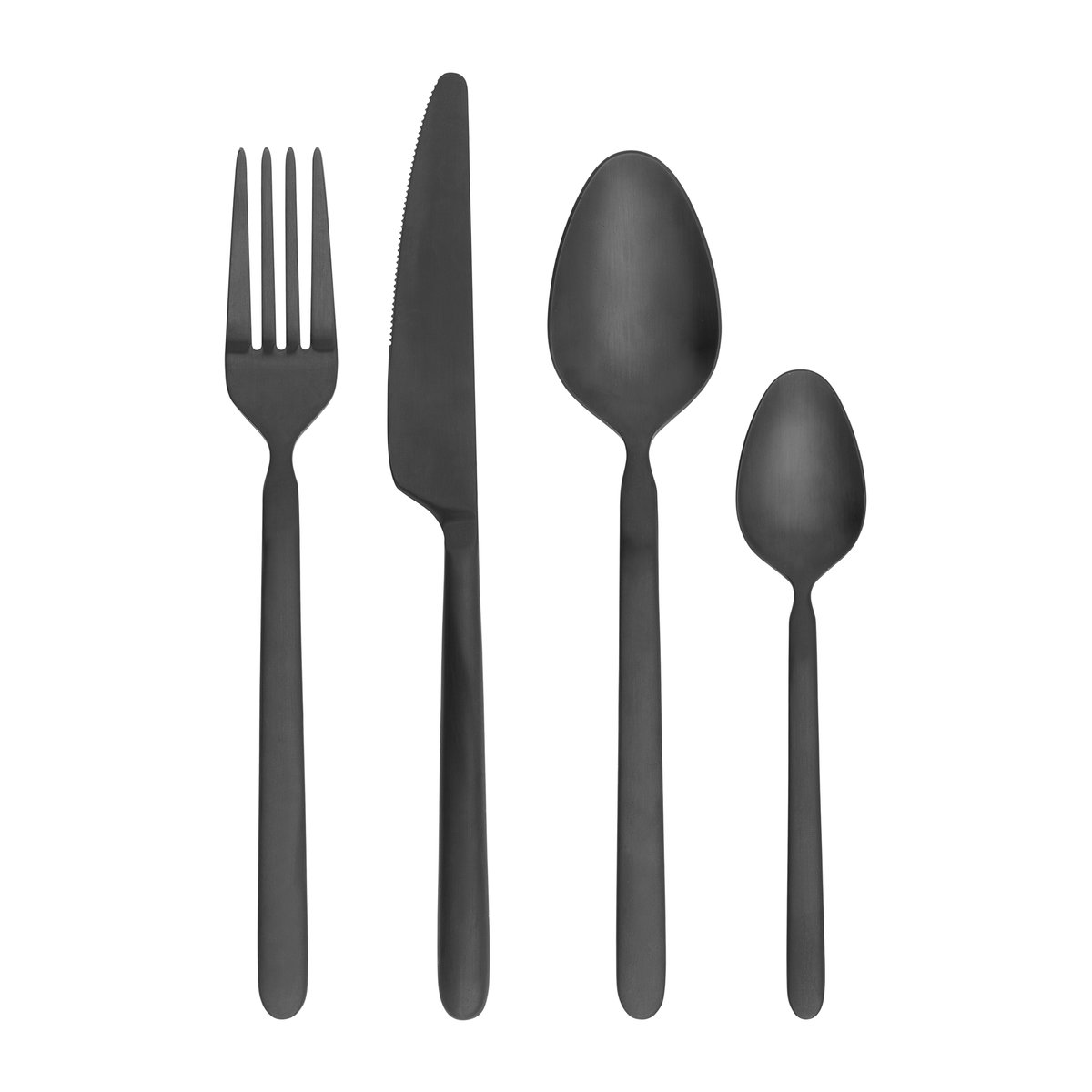 blomus STELLA Besteck-Set Schwarz Schwarz