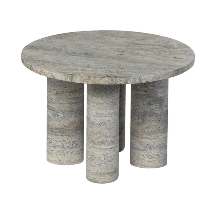 Volos Beistelltisch S Ø52 cm - Silver Travertine - Blomus