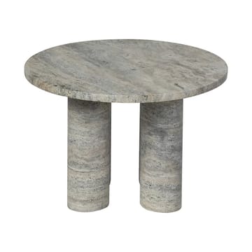 Volos Beistelltisch S Ø52 cm - Silver Travertine - blomus