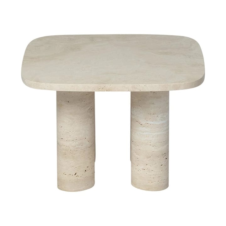 Volos Beistelltisch S 52x52 cm - Travertine - blomus