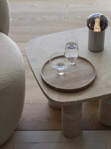 Volos Beistelltisch S 52x52 cm - Travertine - blomus