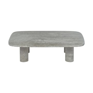 Volos Couchtisch L 100x70 cm - Silver Travertine - blomus