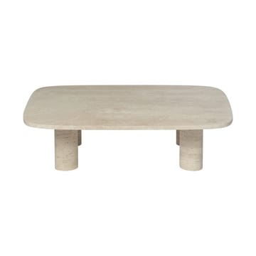 Volos Couchtisch L 100x70 cm - Travertine - blomus