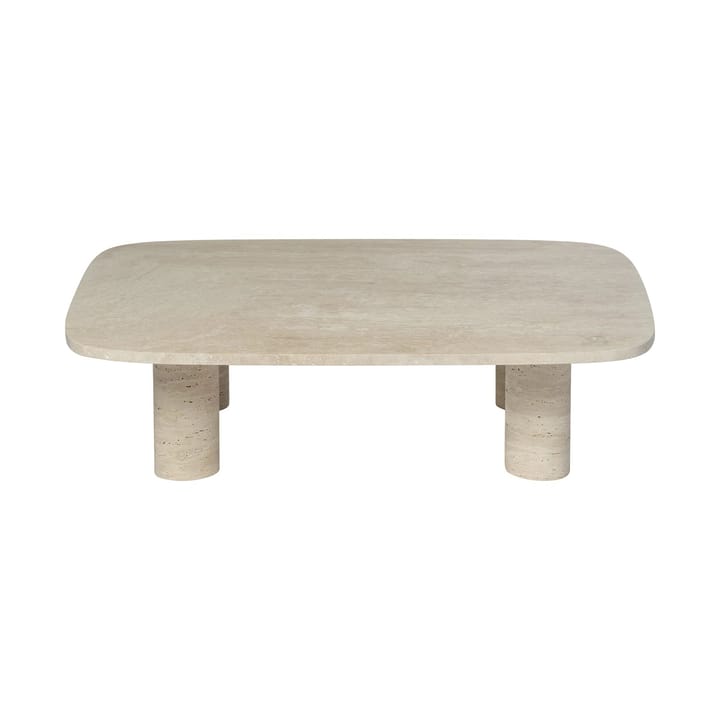 Volos Couchtisch L 100x70 cm - Travertine - blomus