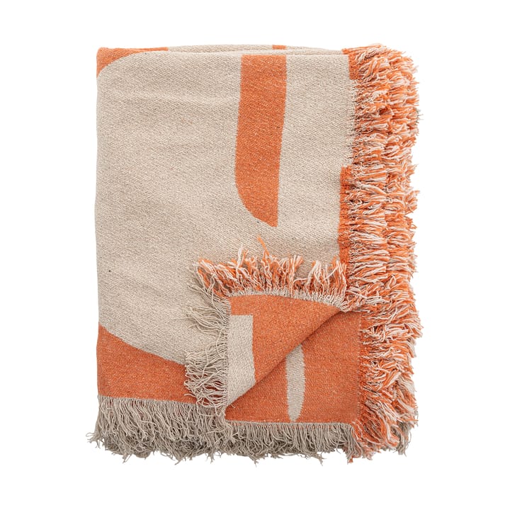 Caya Decke 130x160 cm - Orange - Bloomingville