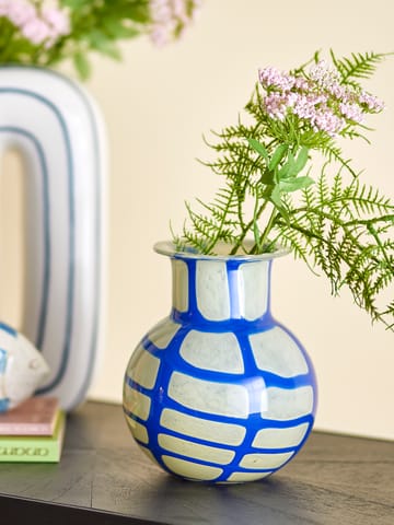 Kiran Vase 19 cm - Blau - Bloomingville