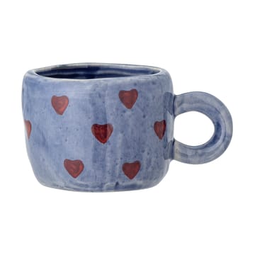 Nini Tasse 11,5 cl - Blau-Herzen - Bloomingville