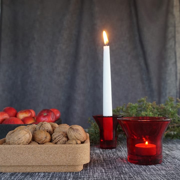 Lumi Kerzenständer 8 cm, Rot Born In Sweden