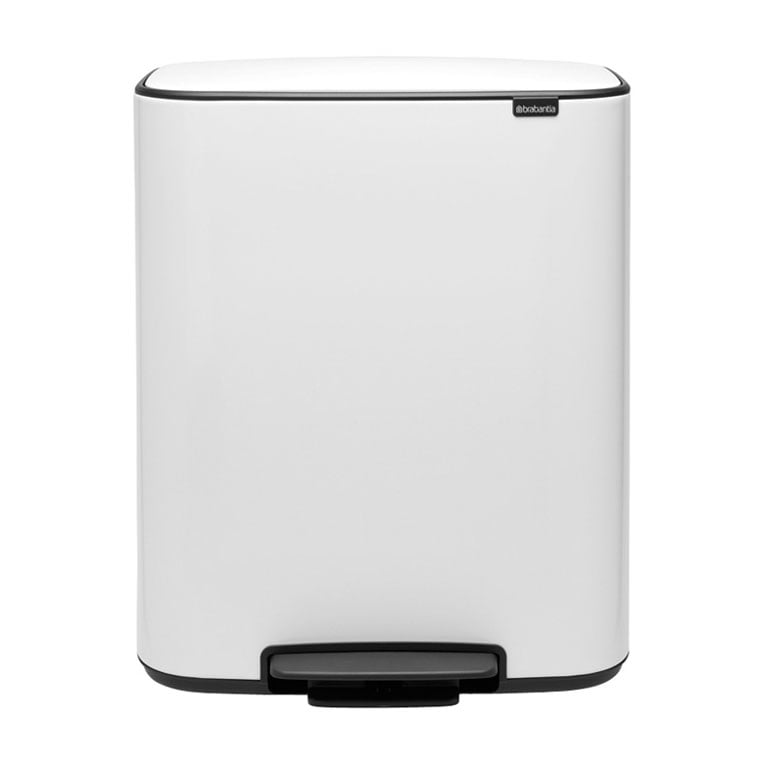 Brabantia Bo bin Treteimer 2 x 30 L White