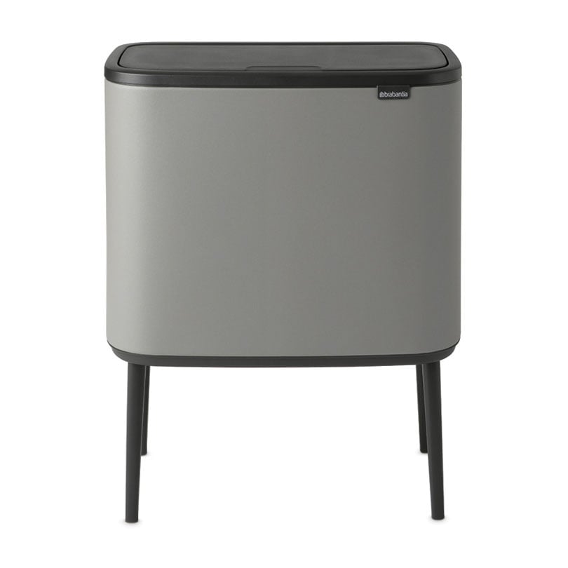 Brabantia Bo touch bin 11+23 Liter Mineral concrete grey