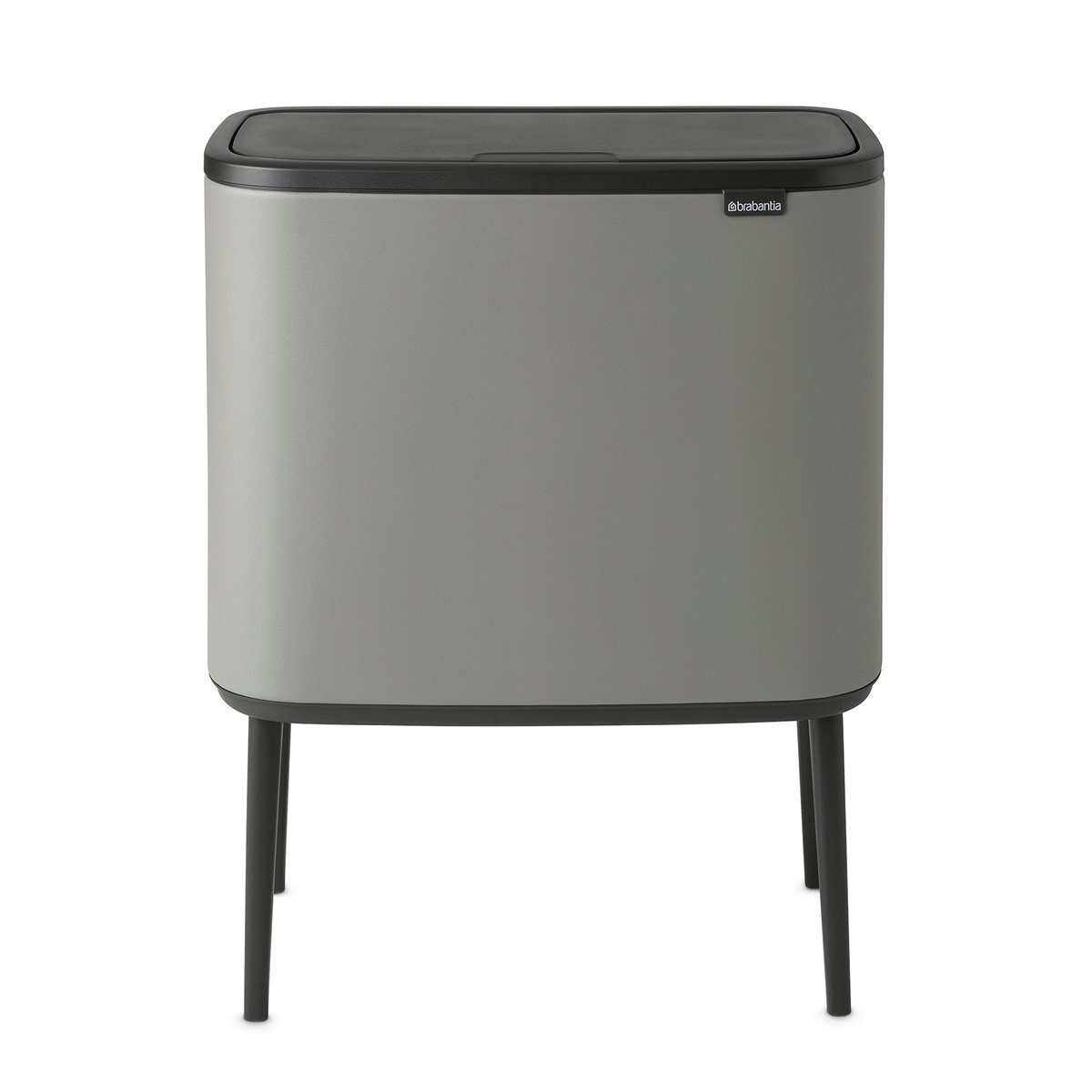 Brabantia Bo touch bin 3 x 11 Liter Mineral concrete grey