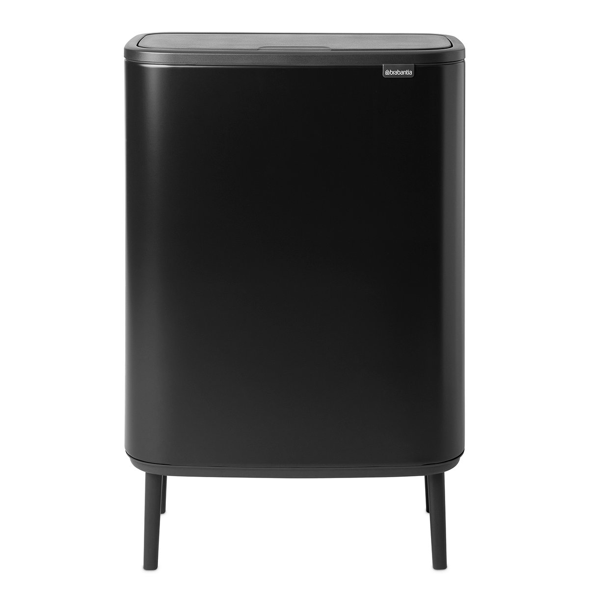 Brabantia Bo touch bin high 60 L Matt schwarz