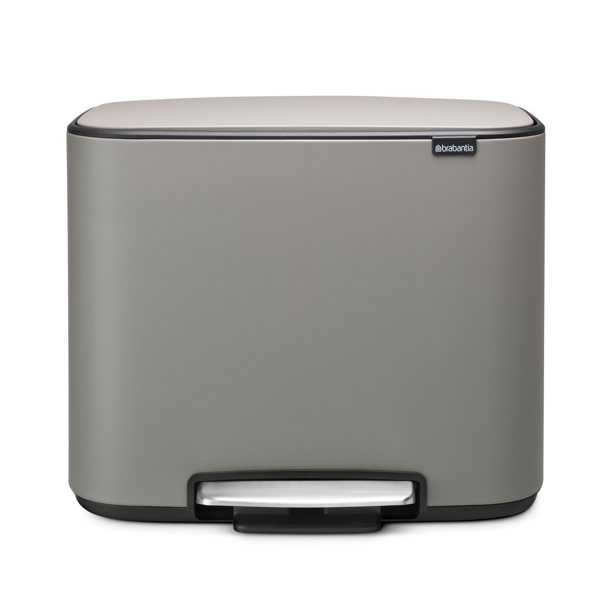 Brabantia Bo Treteimer 11+23 l Mineral concrete grey