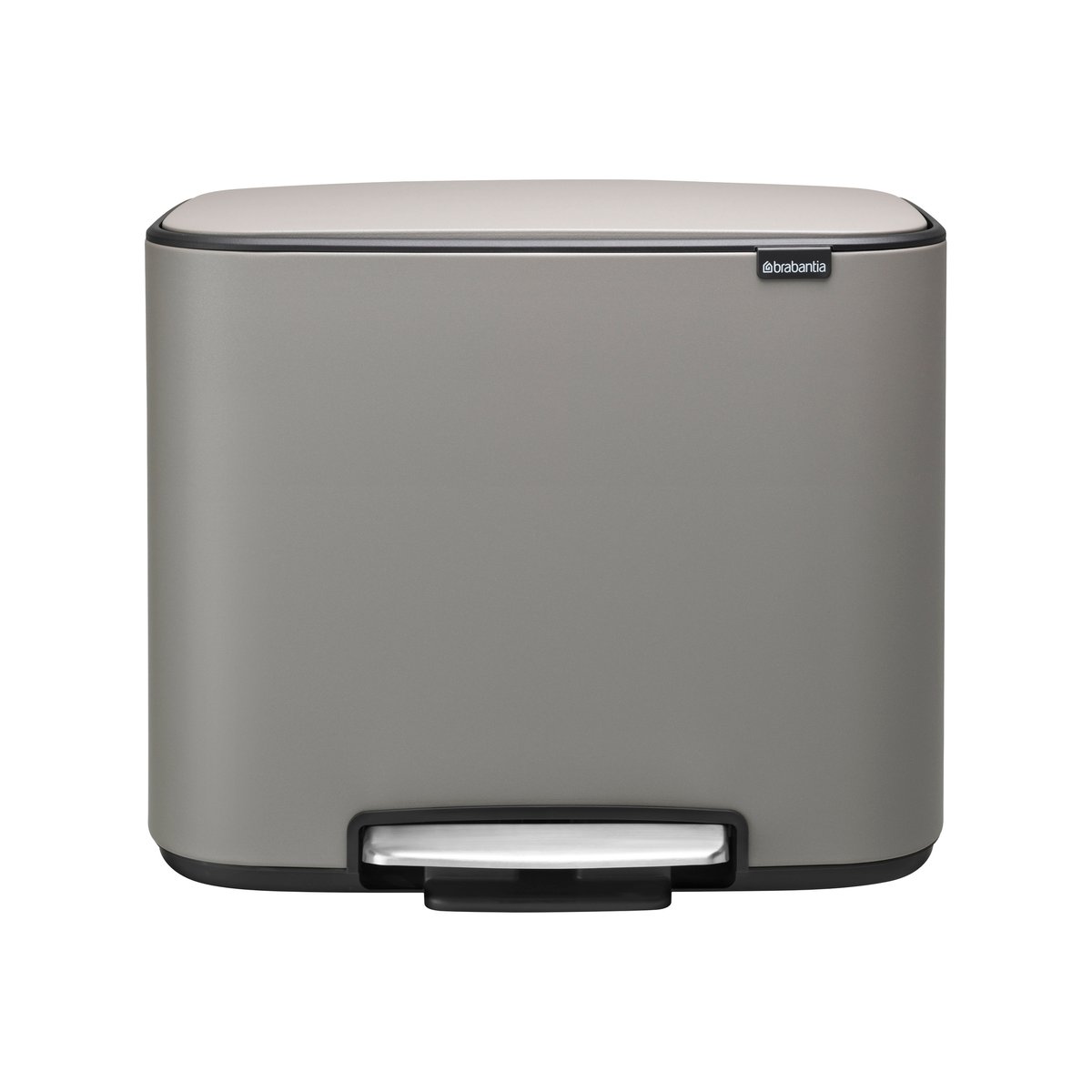 Brabantia Bo Treteimer 3 x 11 l Mineral concrete grey