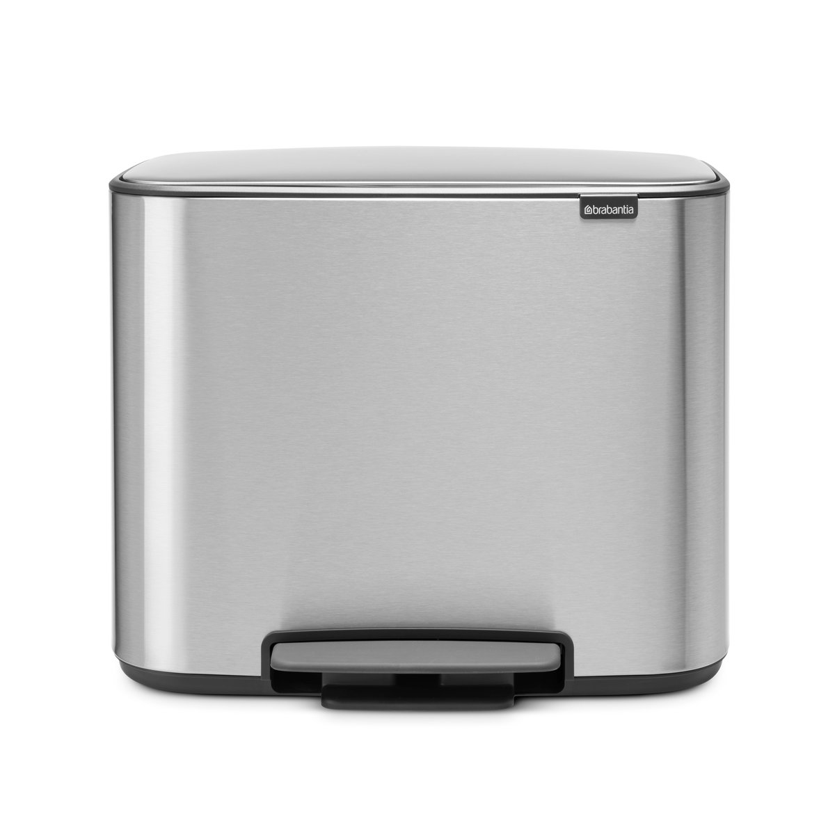 Brabantia Bo Treteimer 36 l Mineral steel FFP