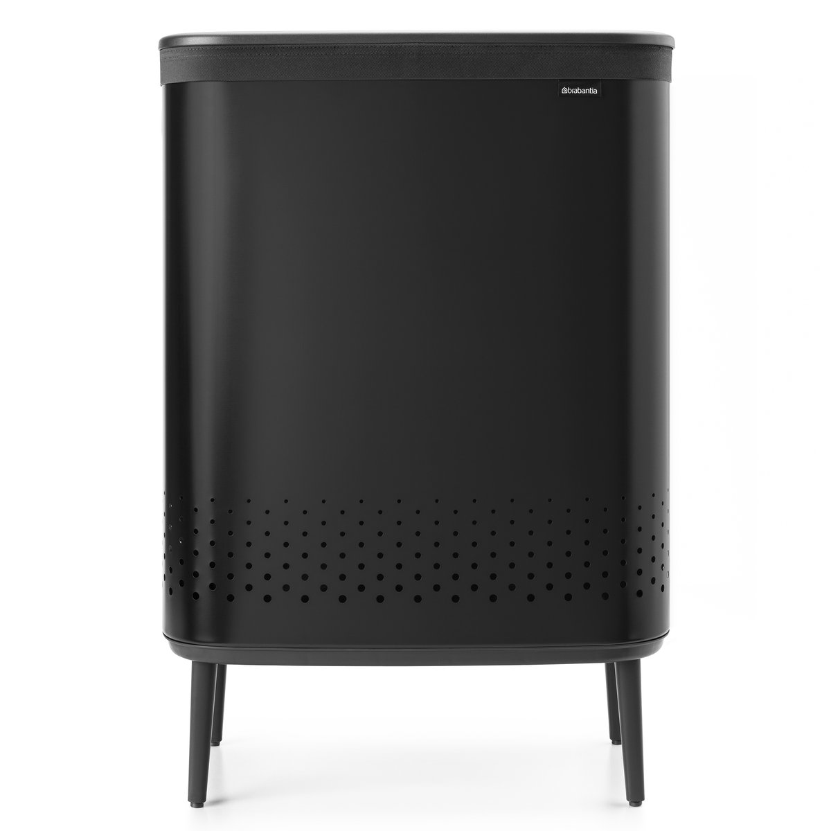 Brabantia Bo Wäschekorb high 2 x 45 L Matt schwarz