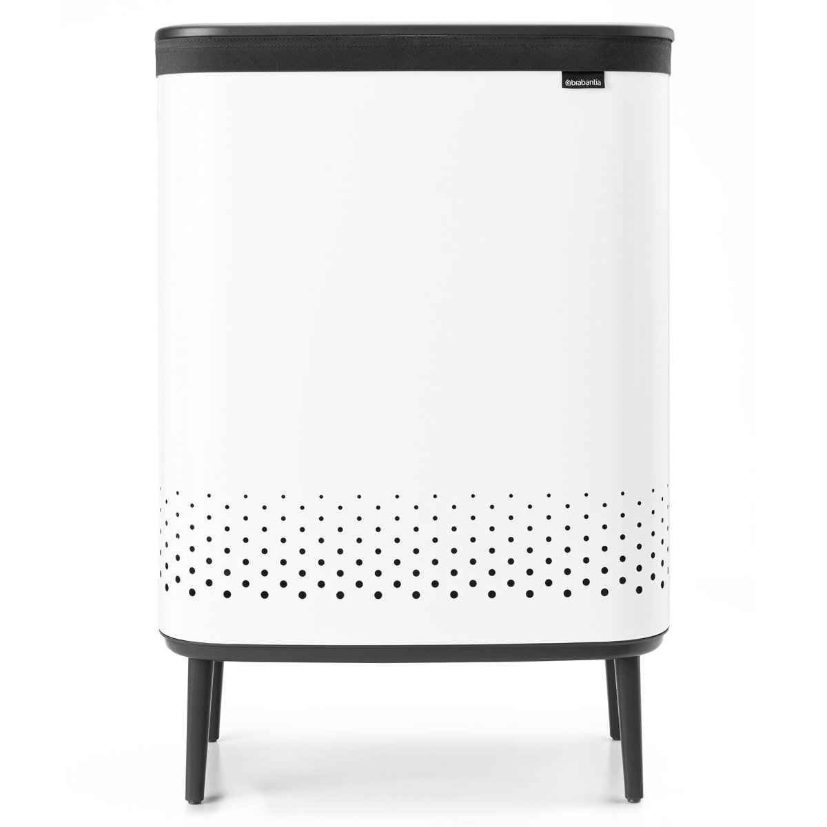 Brabantia Bo Wäschekorb high 2 x 45 L Weiß