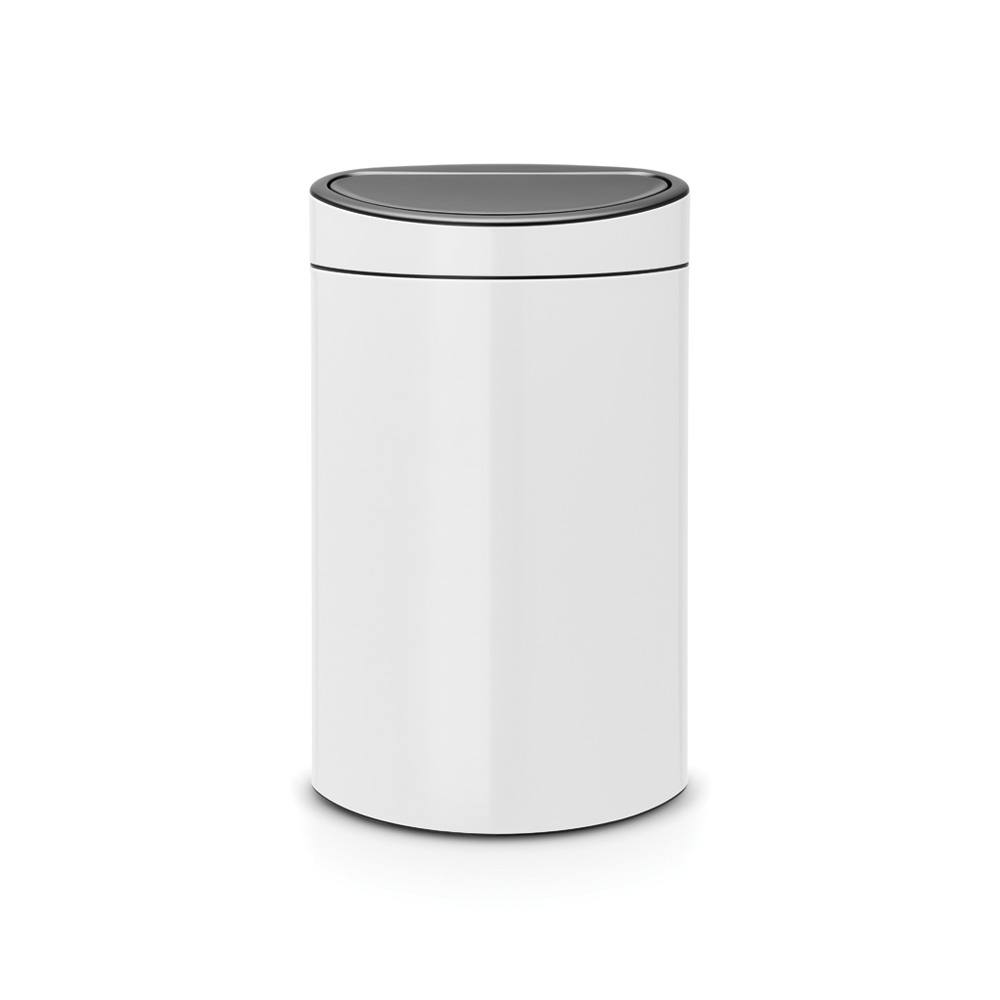 Brabantia Touch Bin Plastik 40 L Weiß