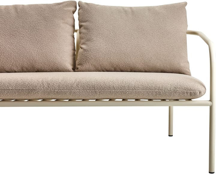 Bendt Sofa, Teddy beige-pearl white Brafab