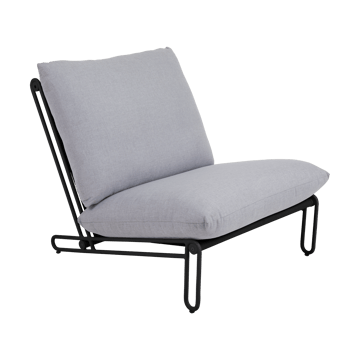 Blixt Loungesessel - Schwarz-sky grey - Brafab