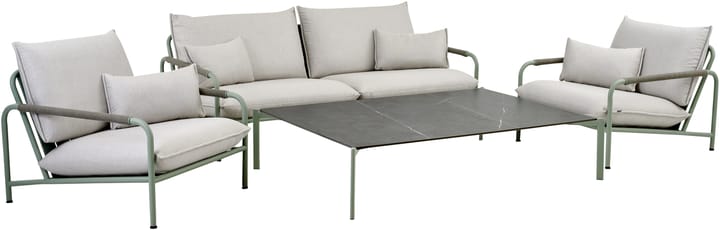 Lerberget 2,5-Sitzer Sofa, Grün-Asche Brafab