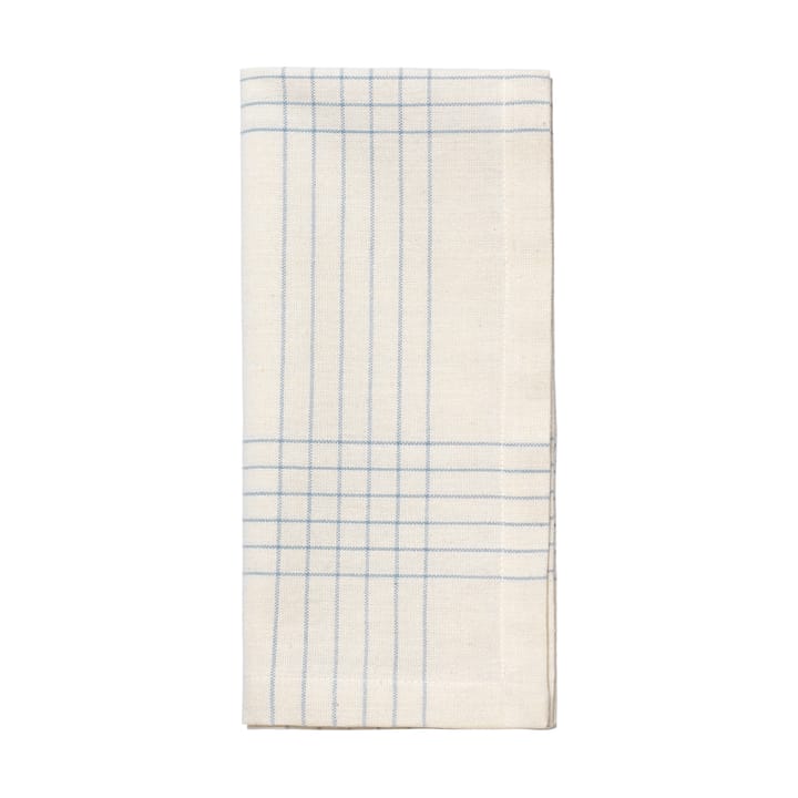 Alice Stoffserviette 45x45 cm, Dusty blue-natural Broste Copenhagen