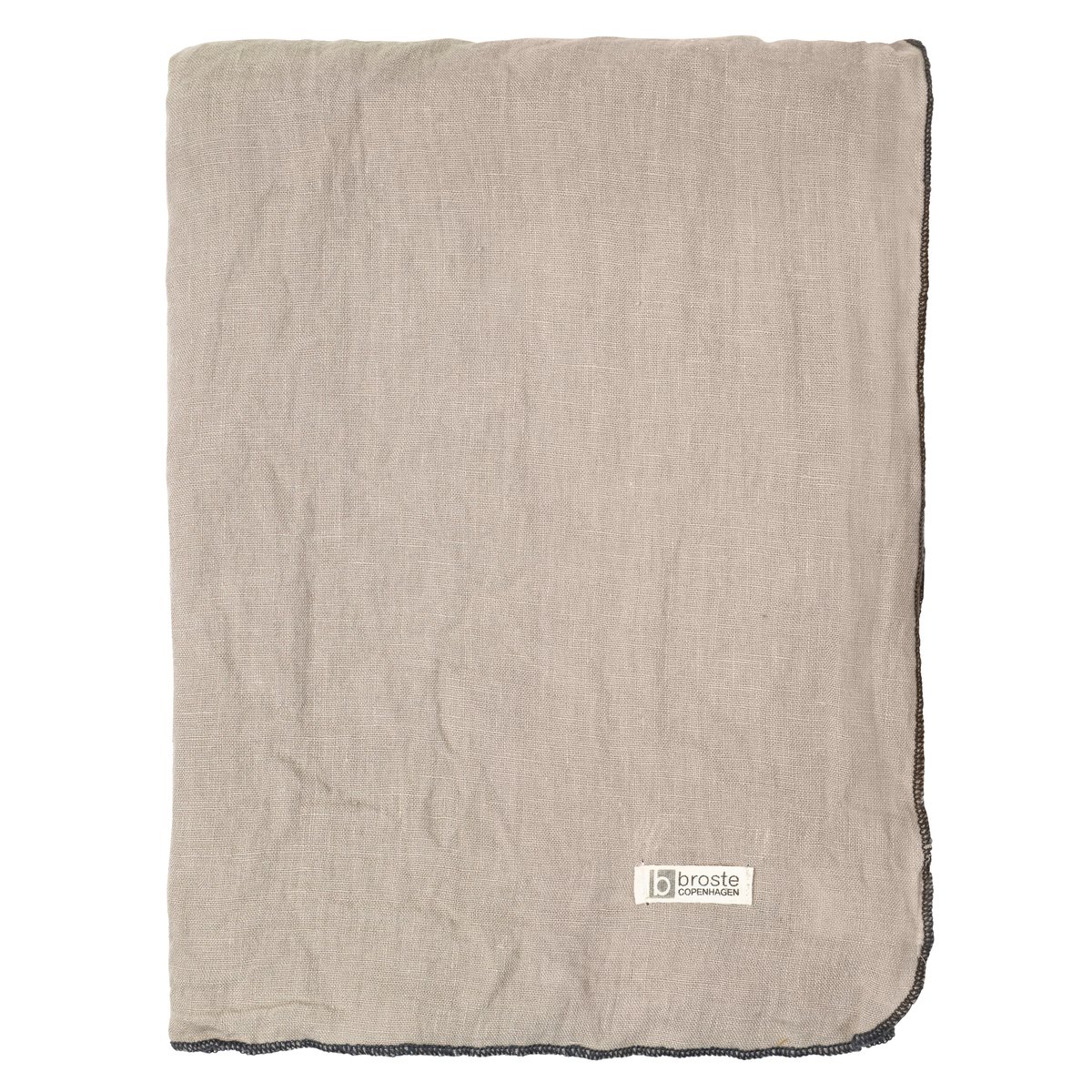 Broste Copenhagen Gracie Tischdecke 160x300 cm Eco Simply taupe