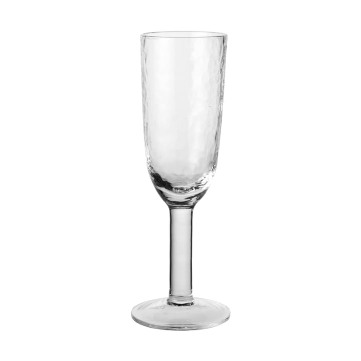 Hammered Sektglas 20 cl - Klar - Broste Copenhagen