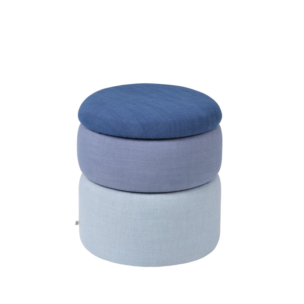 Broste Copenhagen Pond Pouf 42cm Blue shades