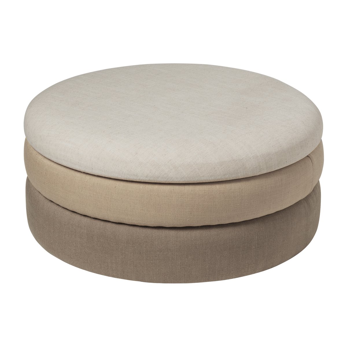 Broste Copenhagen Pond Sitzpuff 30 cm Beige shades