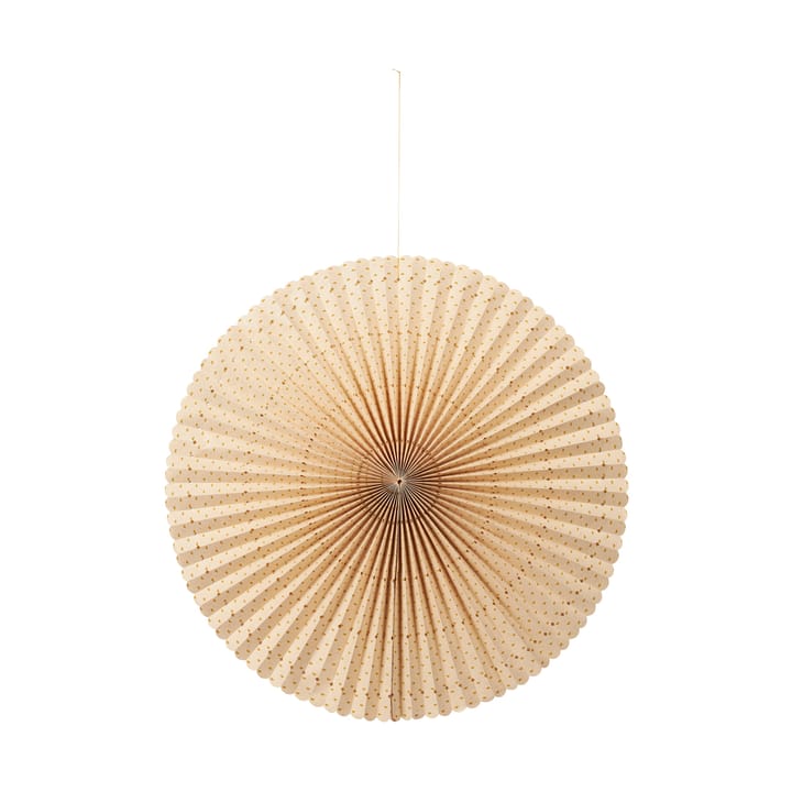 Stella rosette Adventsstern L Ø60 cm - Natural-harvest gold - Broste Copenhagen