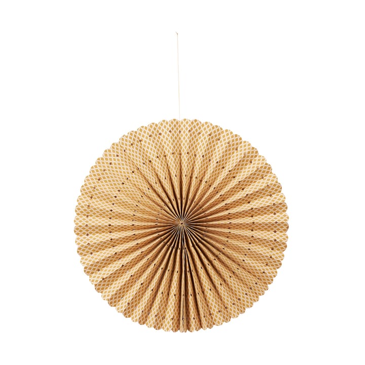 Stella rosette Adventsstern M Ø43 cm - Harvest gold-natural - Broste Copenhagen