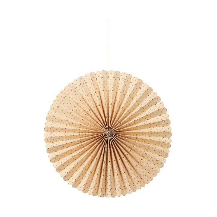 Stella rosette Adventsstern M Ø43 cm - Natural-harvest gold - Broste Copenhagen