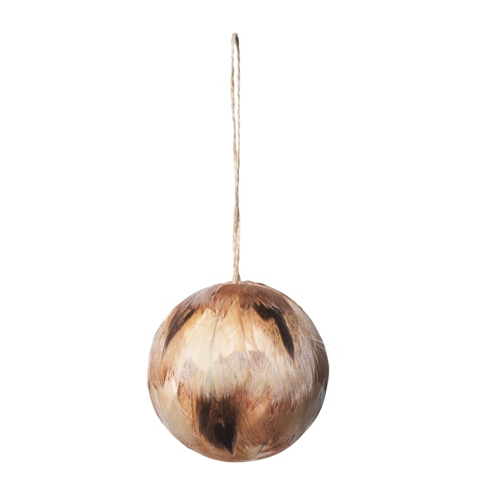 Tori Weihnachtskugel - Natural dark brown - Broste Copenhagen