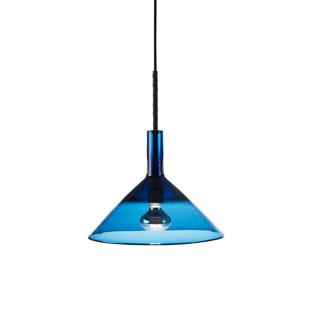 Bsweden Tratten Pendelleuchte Blau, led